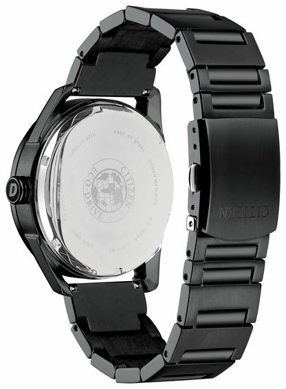 Citizen CTO - Men's Black BU4025-59E Steel Chronograph Watch